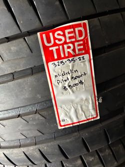 315-35-22 Michelin Pilot Grand Sport  95% thread life (4) 500$ Installed and Balanced Located at 1305 Preston Ave Pasadena Tx 77503