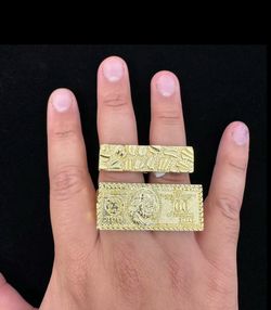 14K Nugget ring Set