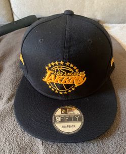 Los Angeles Lakers NBA Lake Show New Era Black Basketball 9Fifty Snapback Cap/Hat Brand New