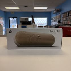 Beats Pill Wireless Portable Bluetooth Speaker Champagne Gold Apple Care Plus 27