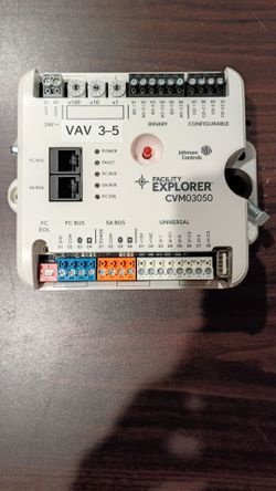 Johnson Controls F4-CVM03050-0 VAV Box Controller w/ Actuator and DPT Sensor