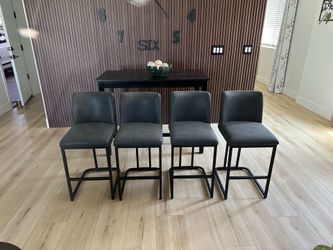 Gently used bar height bar stools