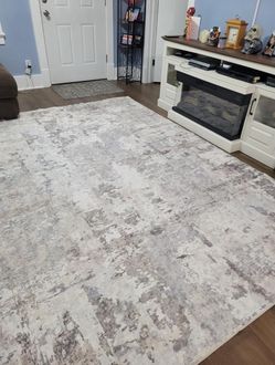 New in Box  5'x7' Washable Abstract Area Rug
