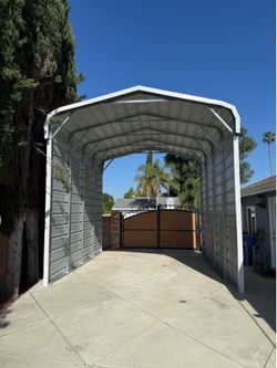 RV carport 16ft high
