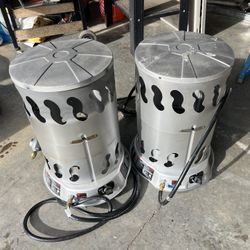 2 High Intensity Propane Heaters 