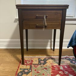 Vintage Sears Sewing Table (Used As Plant Stand, Entry Table)