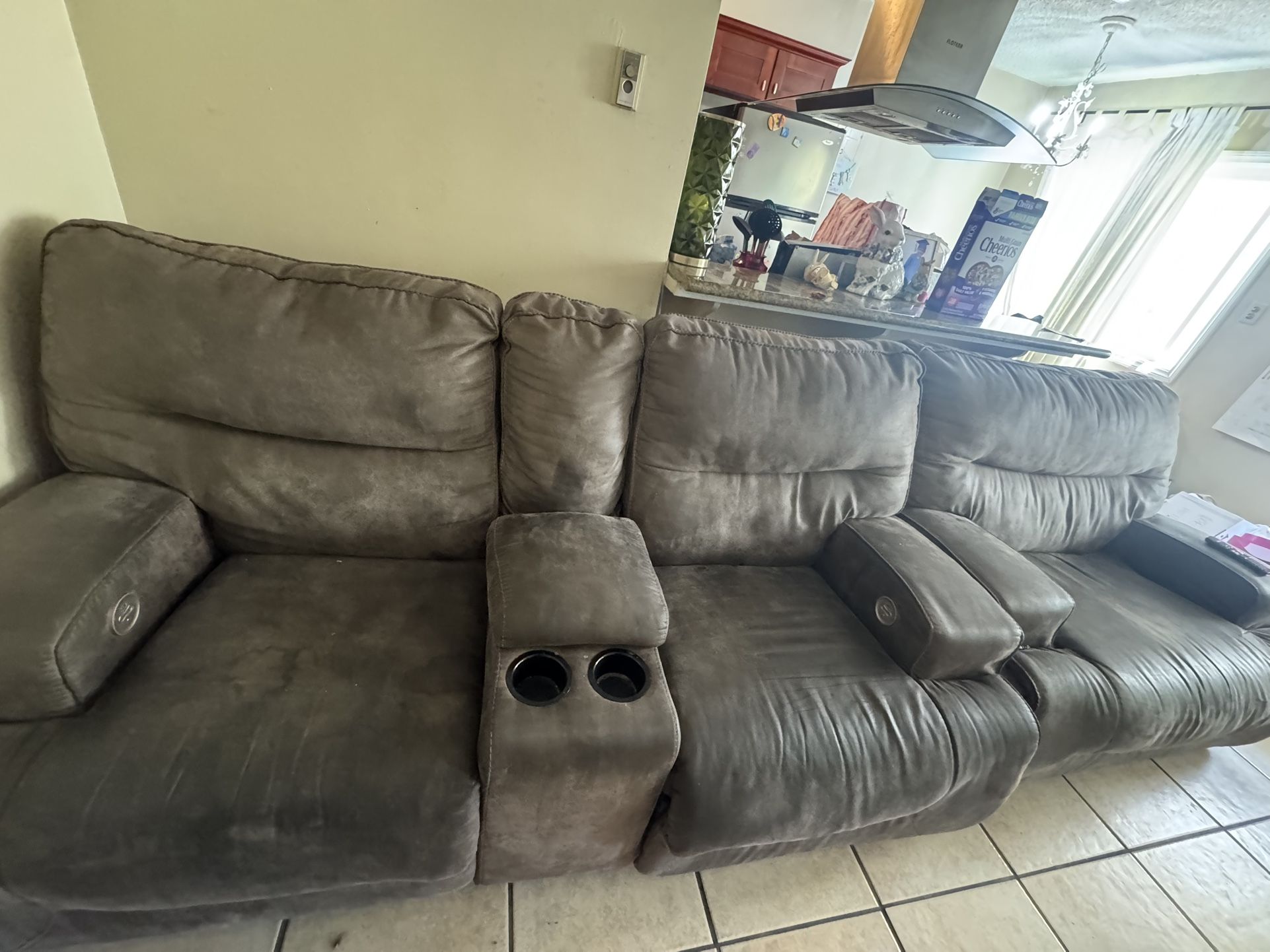 Couch, love seat, Lazy Boy Type Recliner