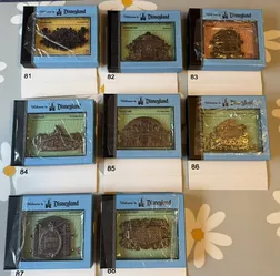 D23 Expo 2026 Disney Attraction Panorama Full Pin Set LE 400