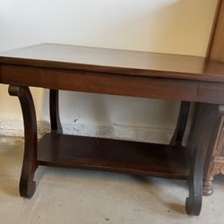 Vintage Library table/Entry table