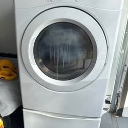 LG Electric Dryer (2018 Model) with Pedestal Drawer