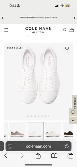 Cole Haann Women’s white sneakers