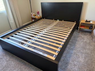 🛏️ Queen IKEA MALM Bed Frame + Mattress — Great Condition