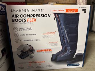 Sharper Image Air Compression Boots Flex Small-Medium