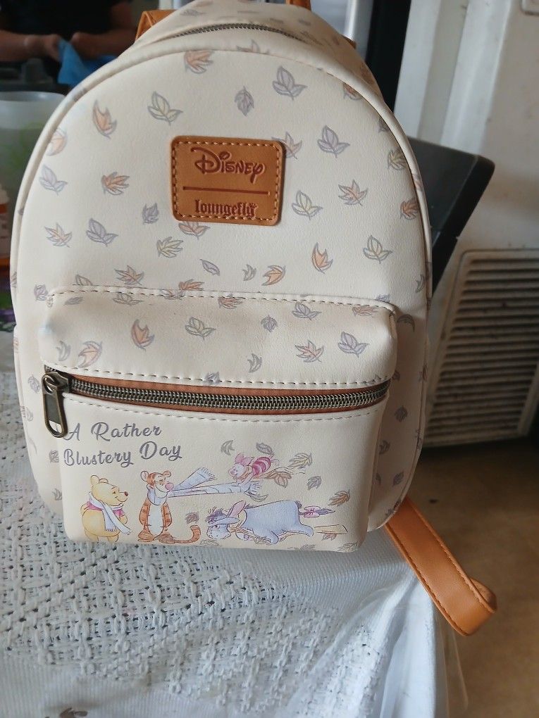 Winne The Pooh Backpack And Matching Walet