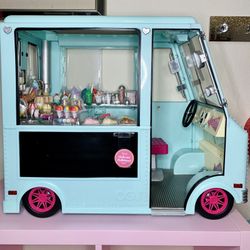 Mint Blue Ice Cream Truck With Electronics & Accessories NEW