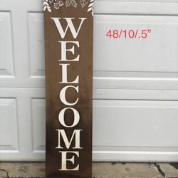 welcome/hello spring sign 