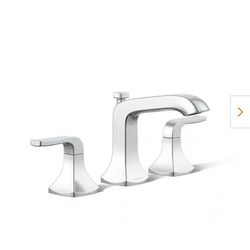 KOHLER Rubicon 8 in. Widespread 2-Handle Bathroom Faucet in Polished Chrome