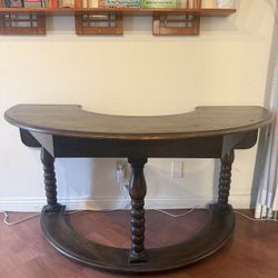 1950s Oak Jacobean Antique Desk