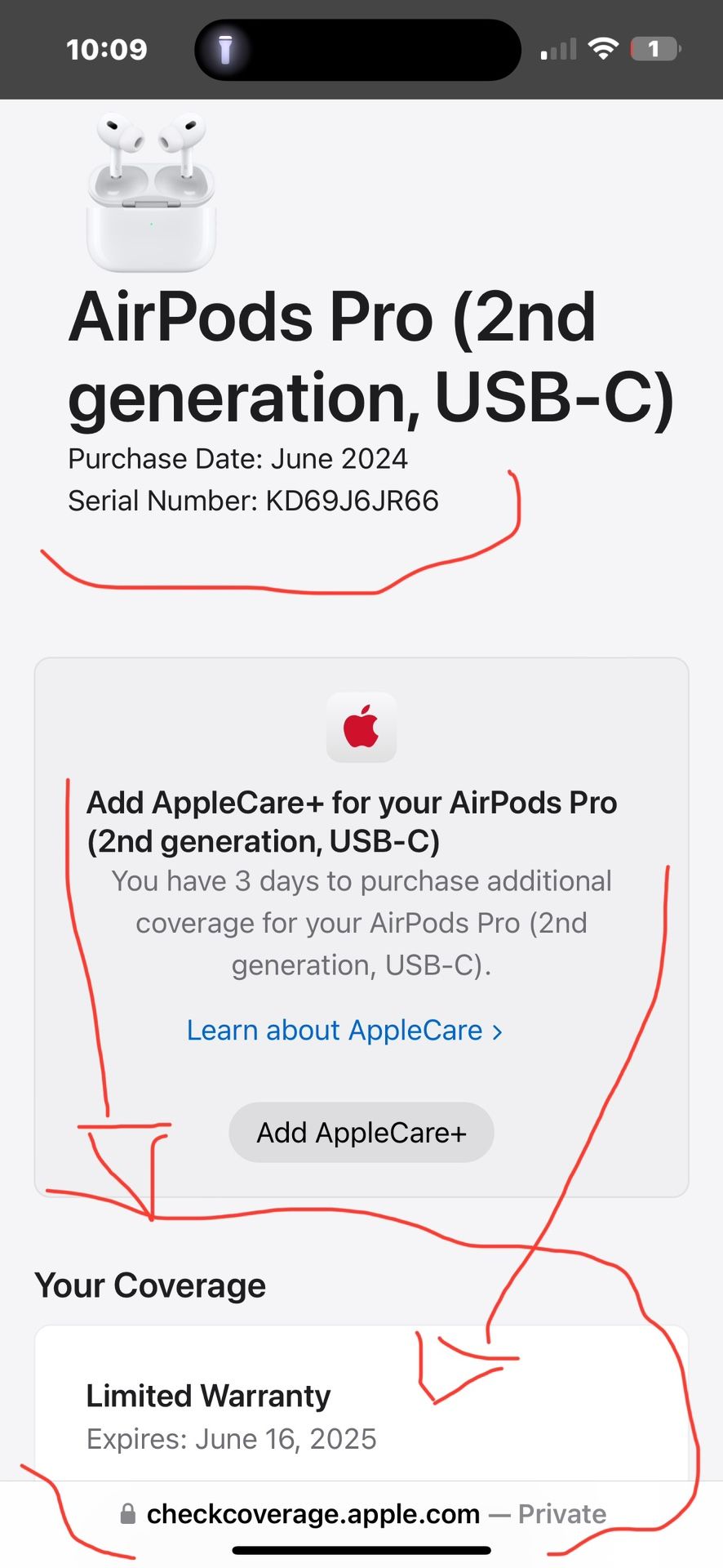 AirPod Pro 2nd Gen USB-C With MagSafe Charging Case for Sale in