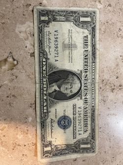 $1 Bill Silver Certificate  1957