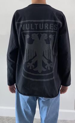 No Longer Sold Vultures Long Sleeve Shirt YZY Yeezy Kanye West BLACK
