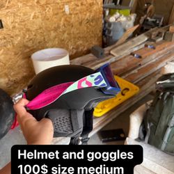 Scott Helmet An Goggles 