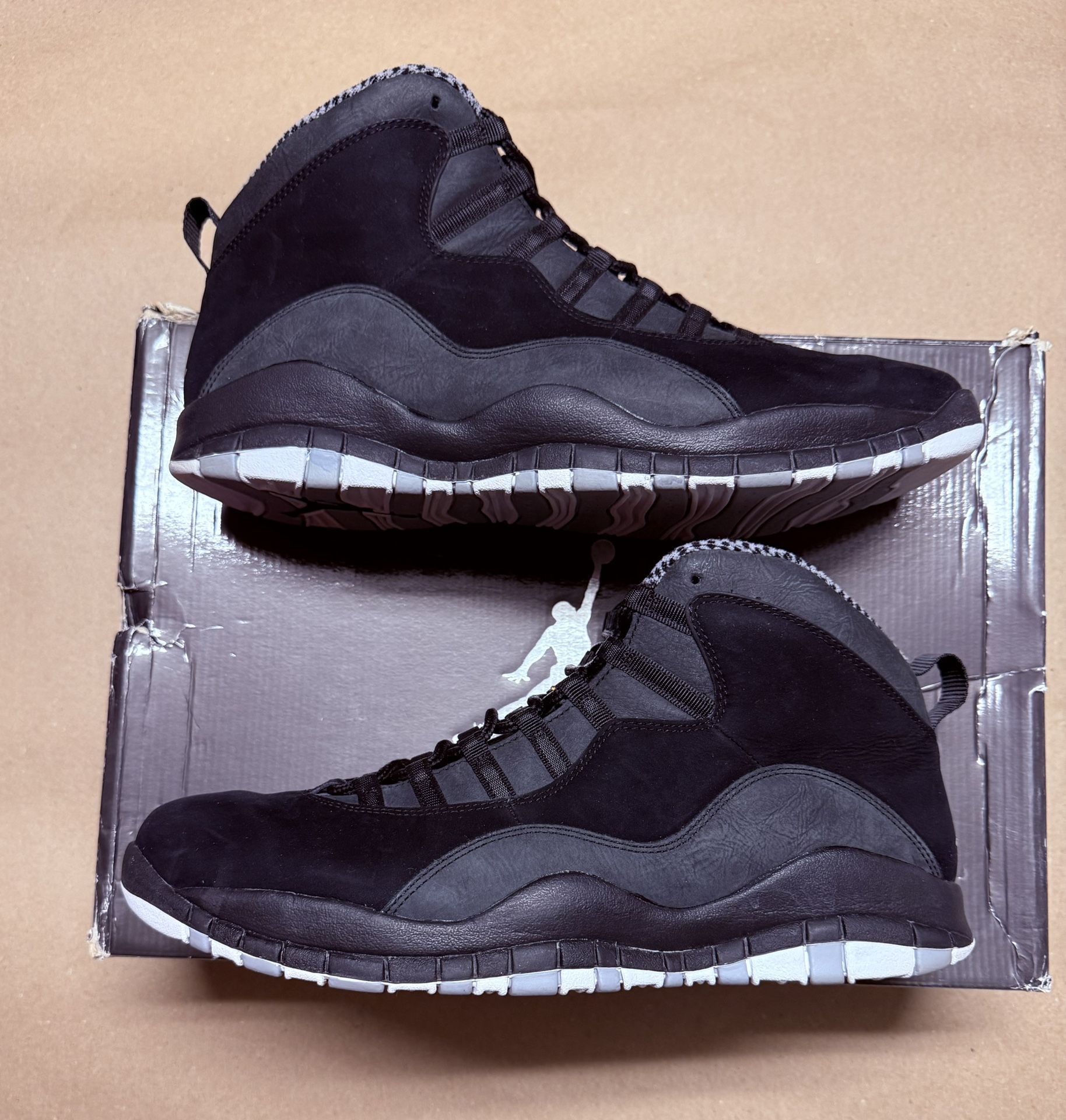 Nike Air Jordan Retro 10 X Stealth Mens size 14 Rare!
