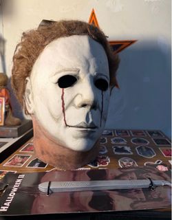 Halloween II Michael Myers Latex Mask with Hair