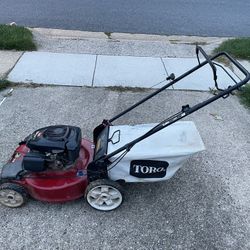 Self-Propelled Lawnmower With Bagger
