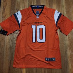 NFL Denver Broncos football uniform No.10 Bo Nix jersey sportswear