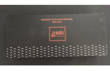 JINRI Paris Professional Heated Straightening Brush JR- 803 Open Box