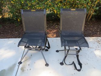 2 Cabela's Portable Hunting or Outdoor Activity Chairs