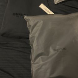 black Essential Hoodie 