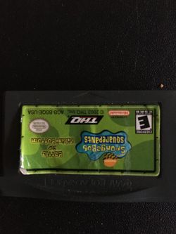 spongebob gameboy cartridge