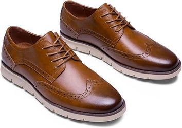 NEW Size 8 Jousen Men Dress Shoes Comfortable Business Casual Sneakers

Fabric type: Faux leather
Sole material: Rubber
Outer material: Faux Leather