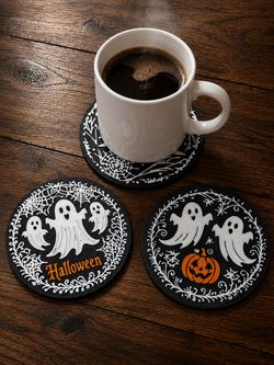 Halloween coasters set of 3