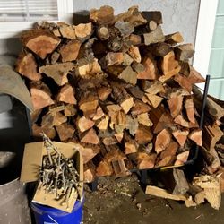 Dry Split Almond Mix Firewood!!Ready To Burn Seasoned Wood!!!