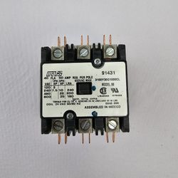MARS Model 98 Contactor 40 FLA 50 Amp 24V Coil HVAC Refrigeration
