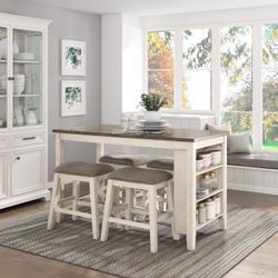 5-pc Counter Height Dining Set 