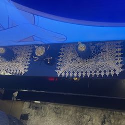 TV table glasses, black