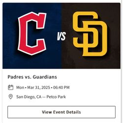 Padres Tickets