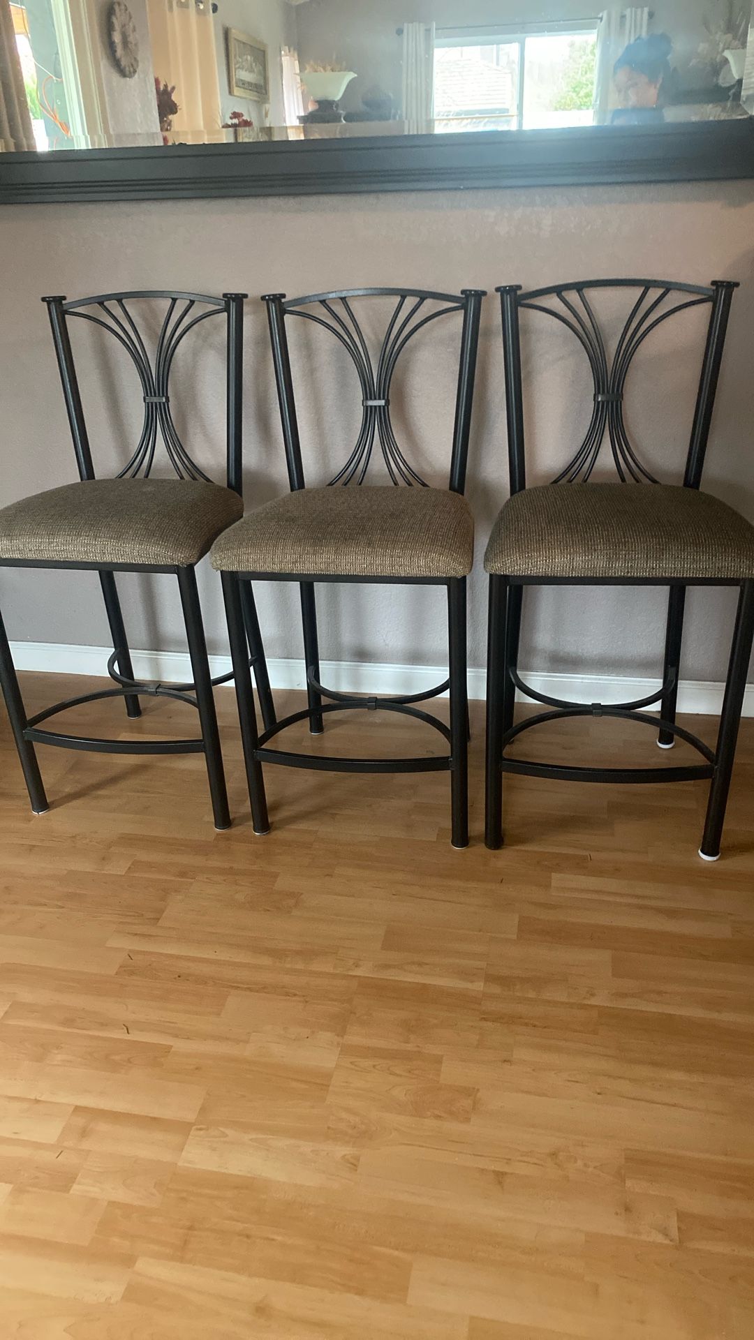 Three Costco Bar Stools