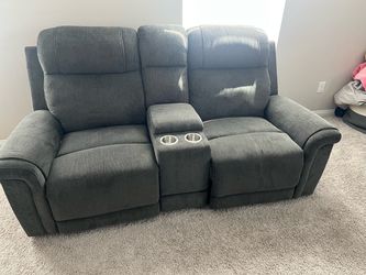 Recliner sofa and loveseat