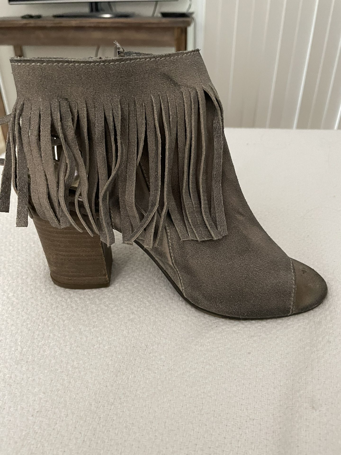 DIBA True Suede Fringe Booties 