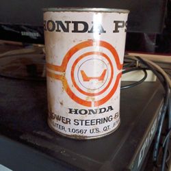 Vintage Honda PSF Power Steering Fluid Can,Full