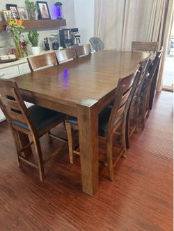 Bar Height Dining Table