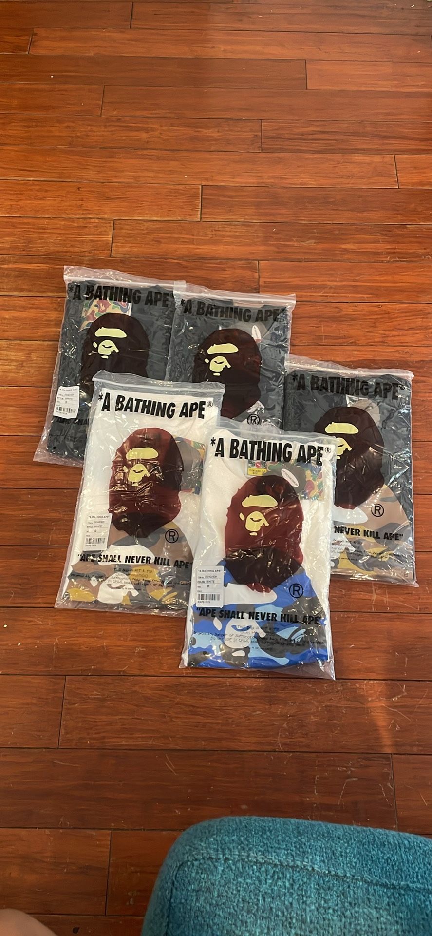 Bape Tees Small And Medium