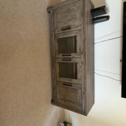 Console and large coffee table
