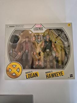 Hasbro Marvel Legends Logan and Hawkeye