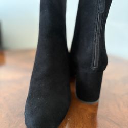 Gently Worn J Crew Black Suede Boots Size 8